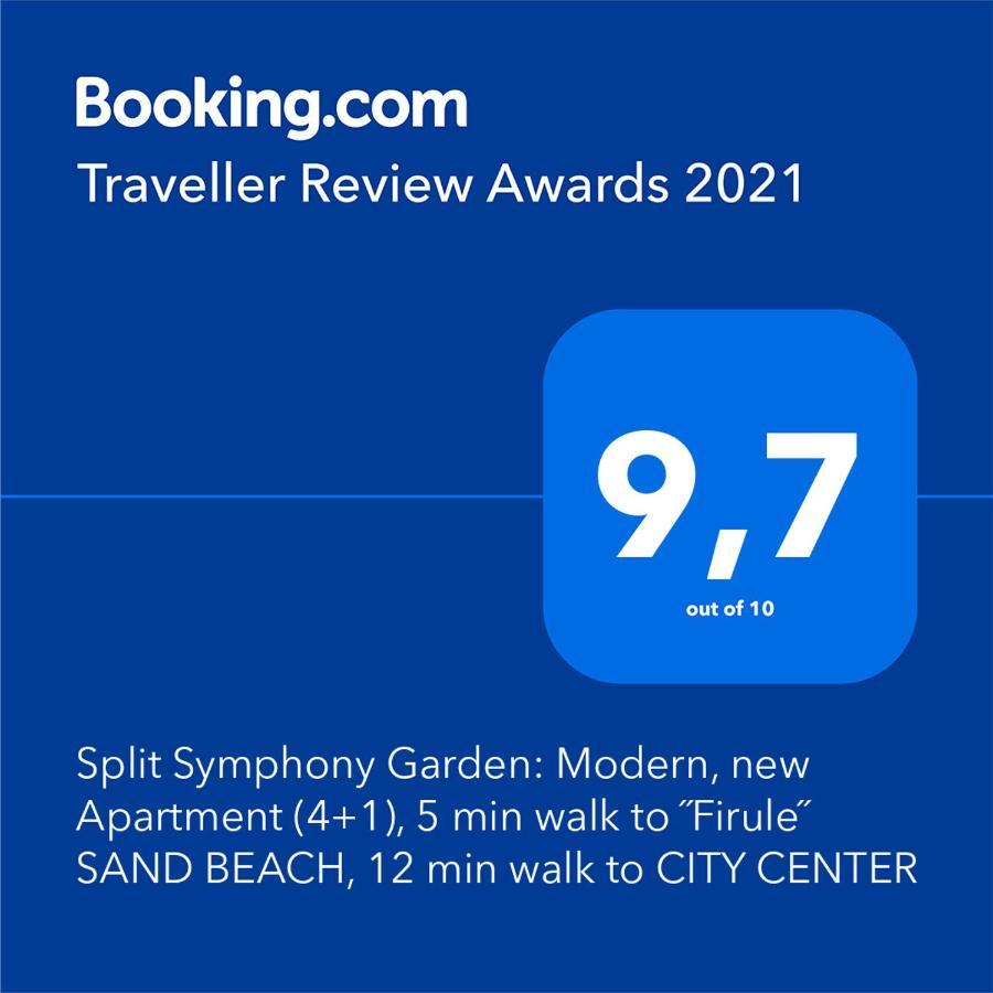 Split Symphony Garden: Modern, New Apartment Exteriér fotografie